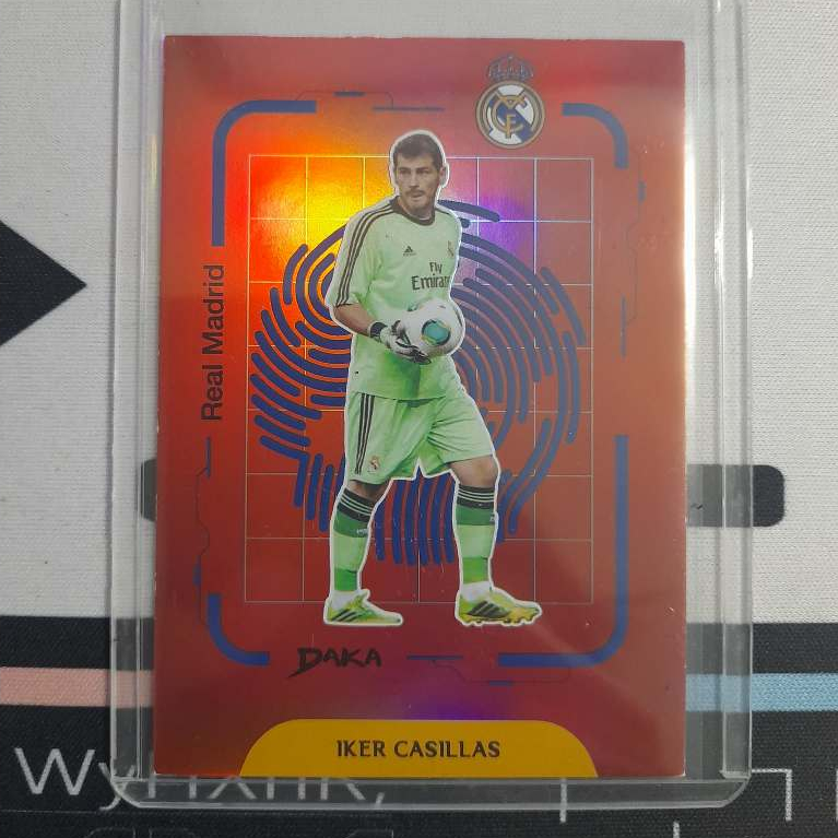 [Thẻ cầu thủ bóng đá] Iker Casillas 14/50 - Real Madrid - Parallel Number (Cond MP) - Daka Top Audie