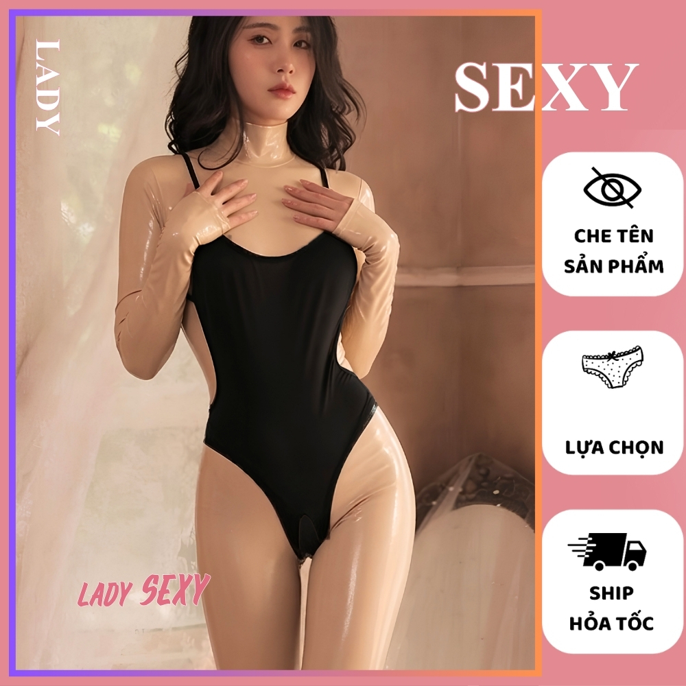 Bodysuit Sexy Nữ JS68 Đồ Ngủ Liền Thân 2 Dây Hở Lưng Khoét Hông Cao Tôn Dáng Nóng Bỏng Tự Tin Đẹp