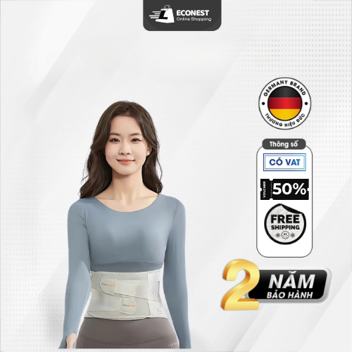 Đai cố định lưng Rowanto Fudo Basic chính hãng chống gù, chuẩn tư thế, giảm đau lưng, chống cong vẹo