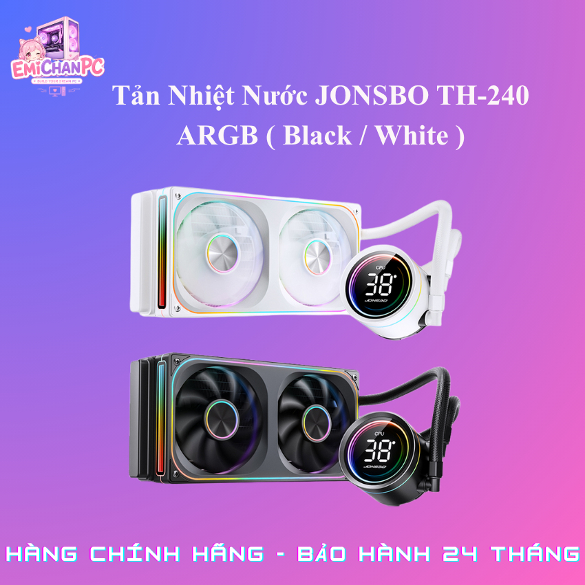 Tản Nhiệt Nước JONSBO TH-240 ARGB ( Black / White ) - BH 24 Tháng