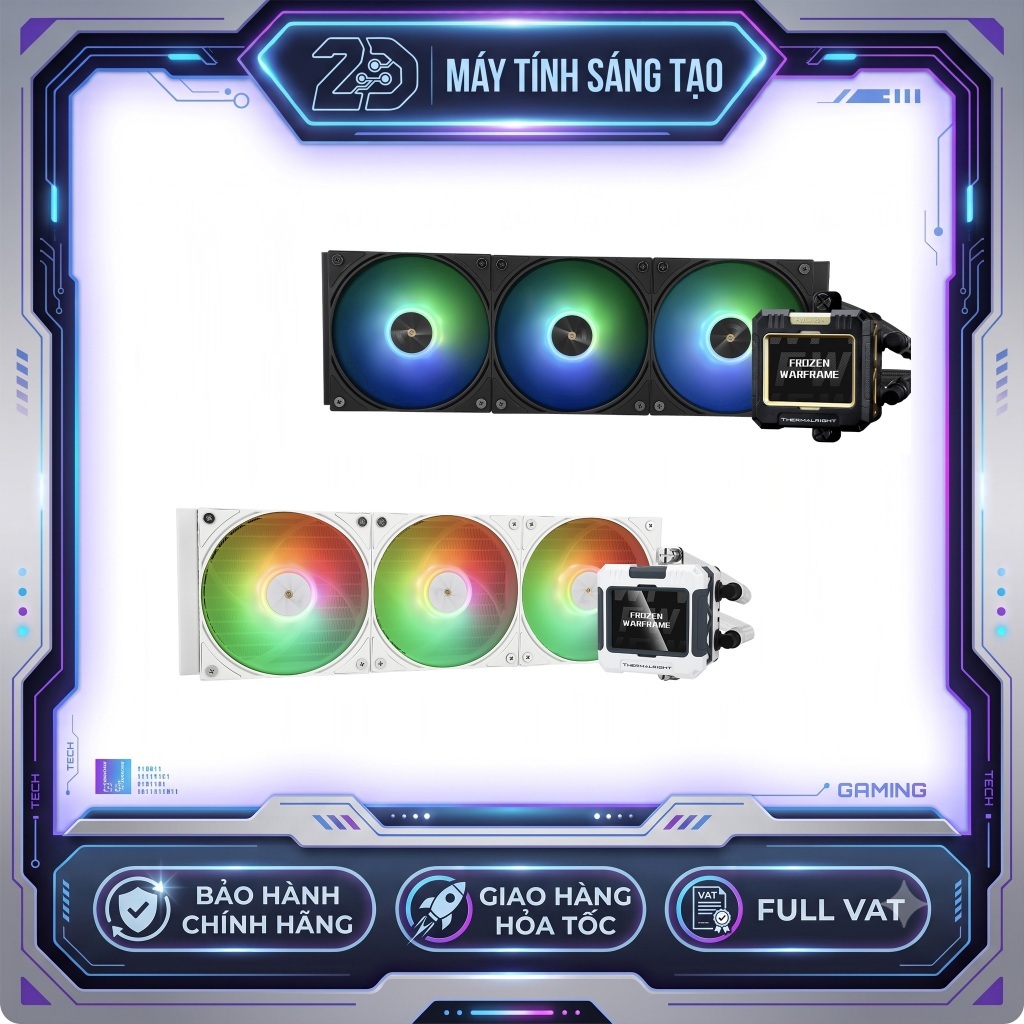 TẢN NHIỆT NƯỚC AIO THERMALRIGHT FROZEN WARFRAME 360 ARGB (MÀN HIỂN THỊ LCD)