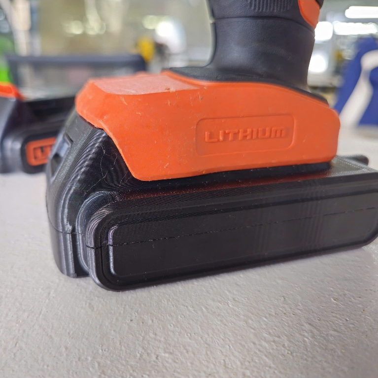 Cell 21700 - Vỏ pin Black Decker 18v (BL1518N) 5 cell 21700 (Đầy đủ tiếp xúc, không bao gồm mạch)