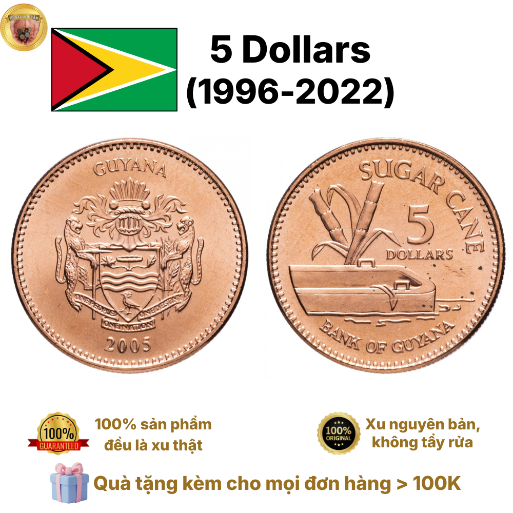 Tổng hợp các mẫu đồng xu Hiếm của GUYANA