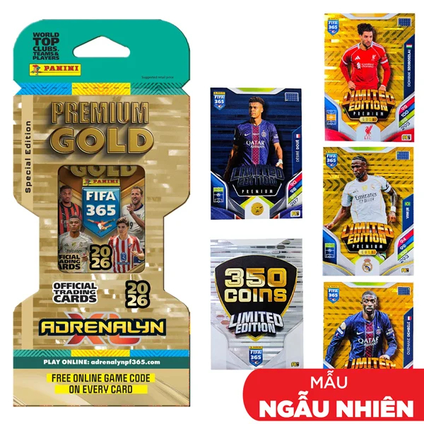 Thẻ Hình FIFA 365 2026 Adrenalyn - Hoàng Kim