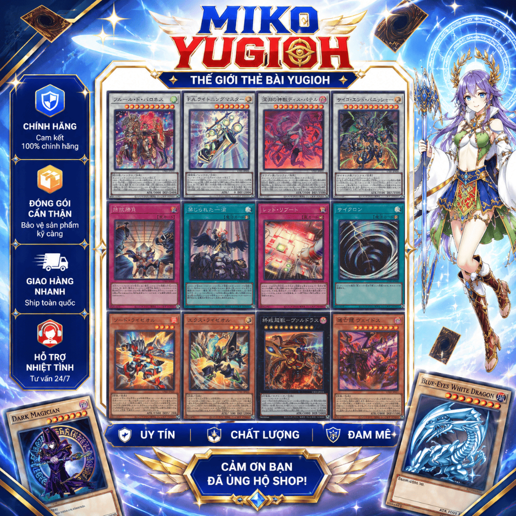 [Đồng Giá] 25K - 30K - 35K UT01 JP Chính Hãng - Card Yugioh Sưu Tầm - Miko Yugioh