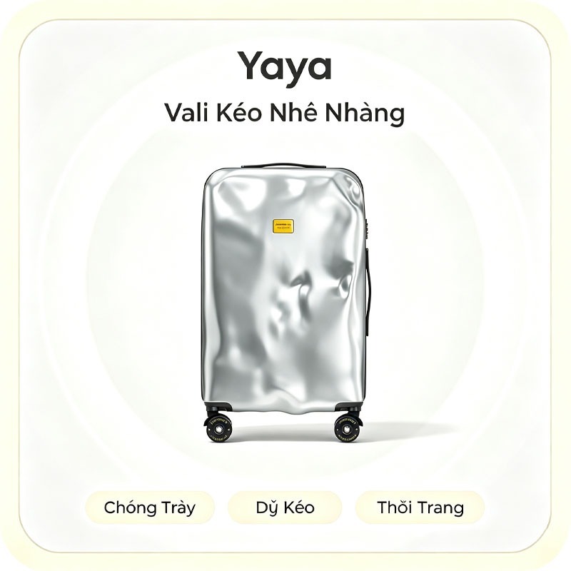 Y Vali xách tay kiểu mới 2026, họa tiết dập nổi, vali kéo 26 inch dành cho nam, màu bạc không đều 28