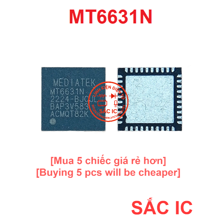 [DĐ][34] MT6631N 6631 ic WIFI trên bo mạch - Mới nguyên bản - Original NEW