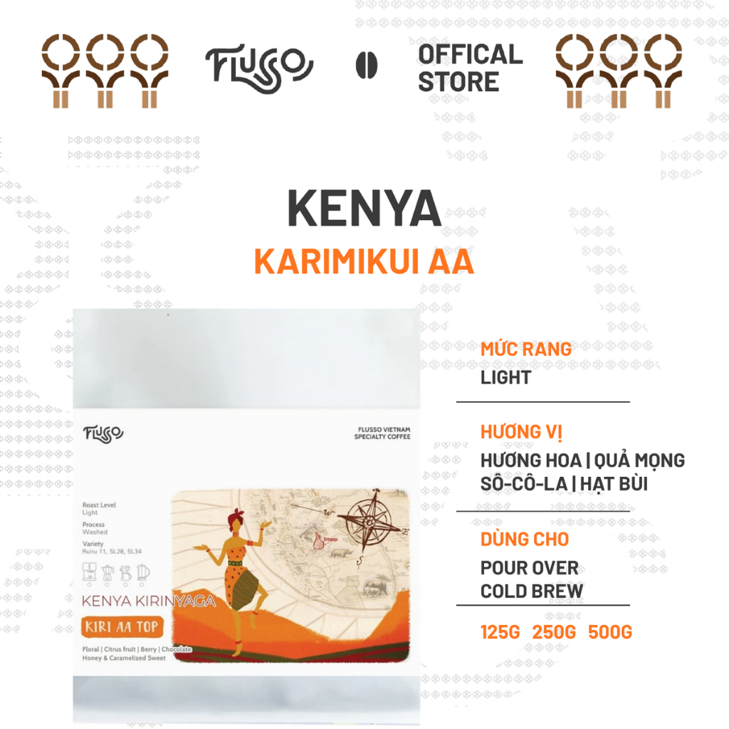Cà phê Specialty Kenya Karimikui AA