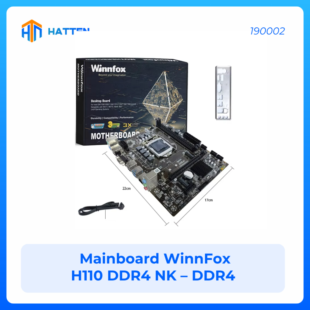 Mainboard WinnFox H110 DDR4 NK - DDR4