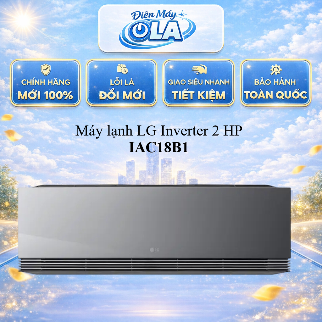 (HCM) - IAC18B1 - Máy lạnh LG Inverter 2 HP IAC18B1 - MIỄN PHÍ GIAO HCM