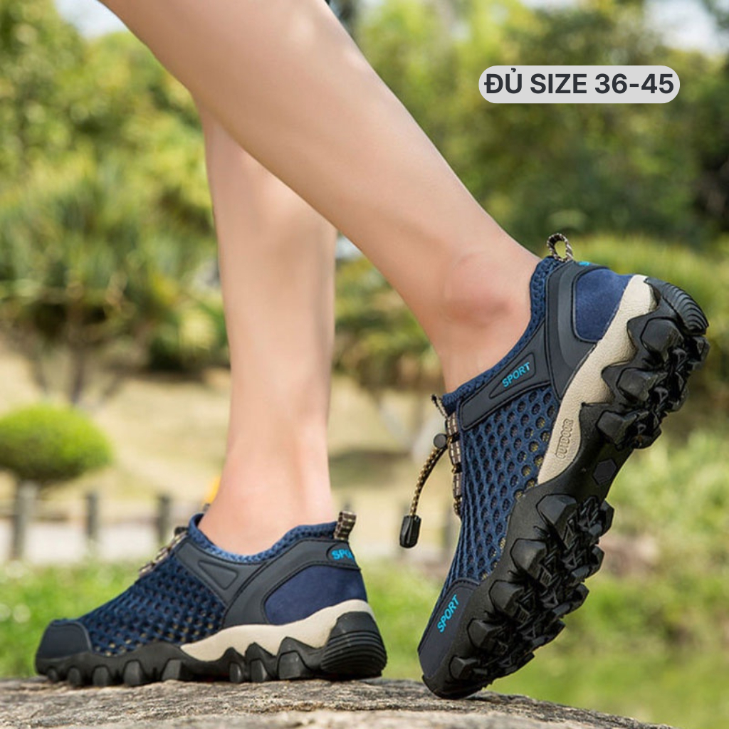 Giày Leo Núi, Lội Suối Chống Nước, Xăng đan Thể Thao Thoáng Khí Khô Nhanh Cho Nam Nữ