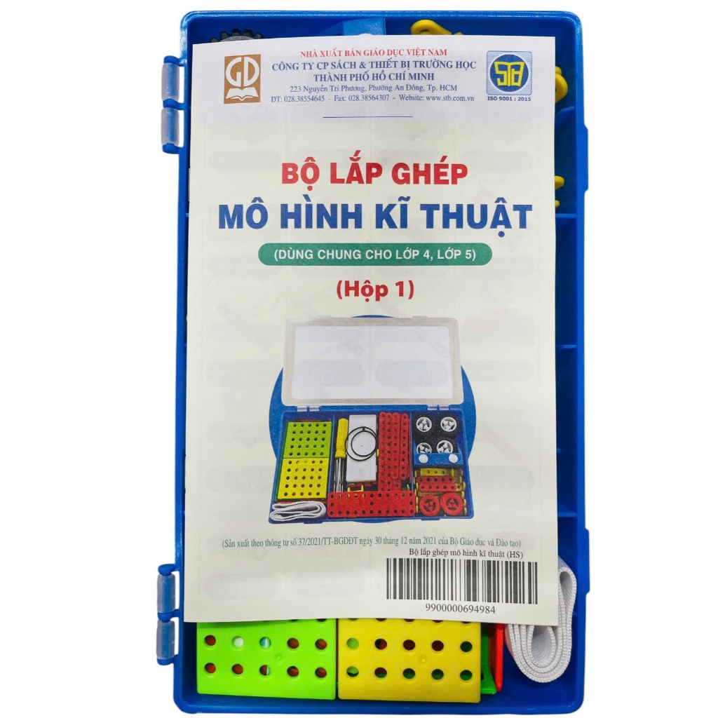 Bộ Lắp Ráp Mô Hình Kỹ Thuật Hộp 1 Lớp 4-5 – Dụng Cụ Học Tập Thực Hành Kỹ Thuật