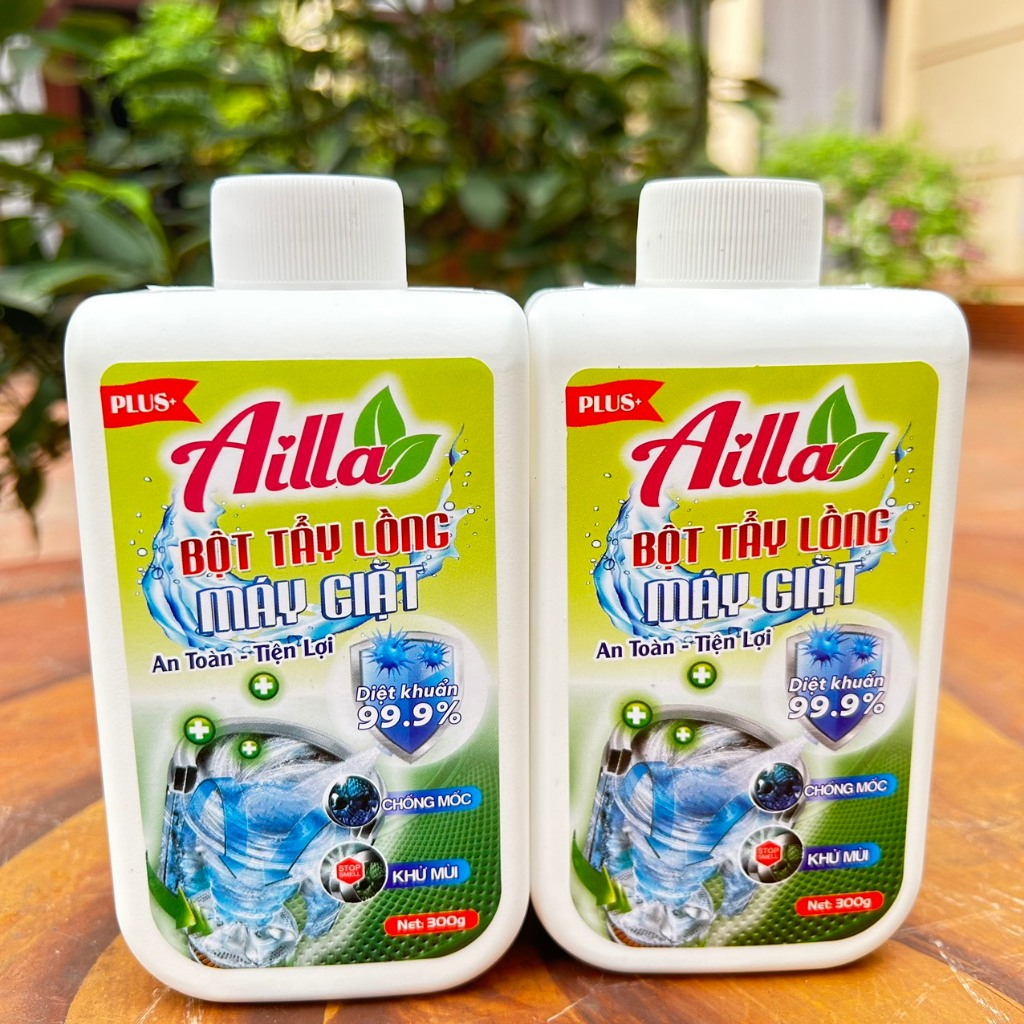 Tẩy Vệ Sinh Máy Giặt AILLA 300G, Loại Bỏ Các Cặn Bẩn, Nấm Mốc, Tẩy Mốc Gioăng Cao Su Chính Hãng