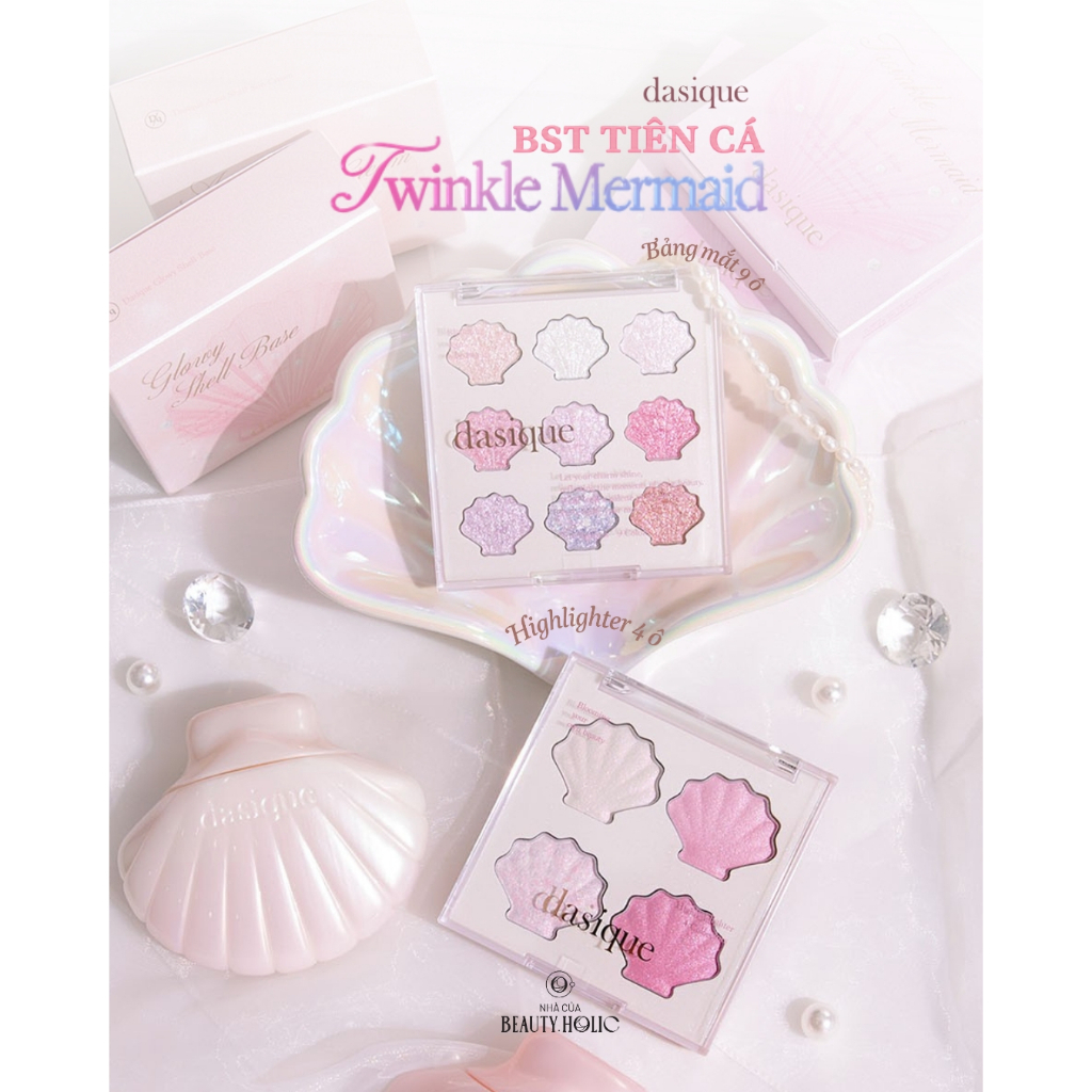 Phấn mắt & highlight nhũ DASIQUE TWINKLE MERMAID
