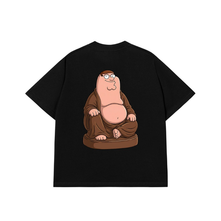 Áo Vớ Vẩn Vui Tươi Áo Thun PETER ĐỊA Cotton 100% Oversize Nam Nữ TS89