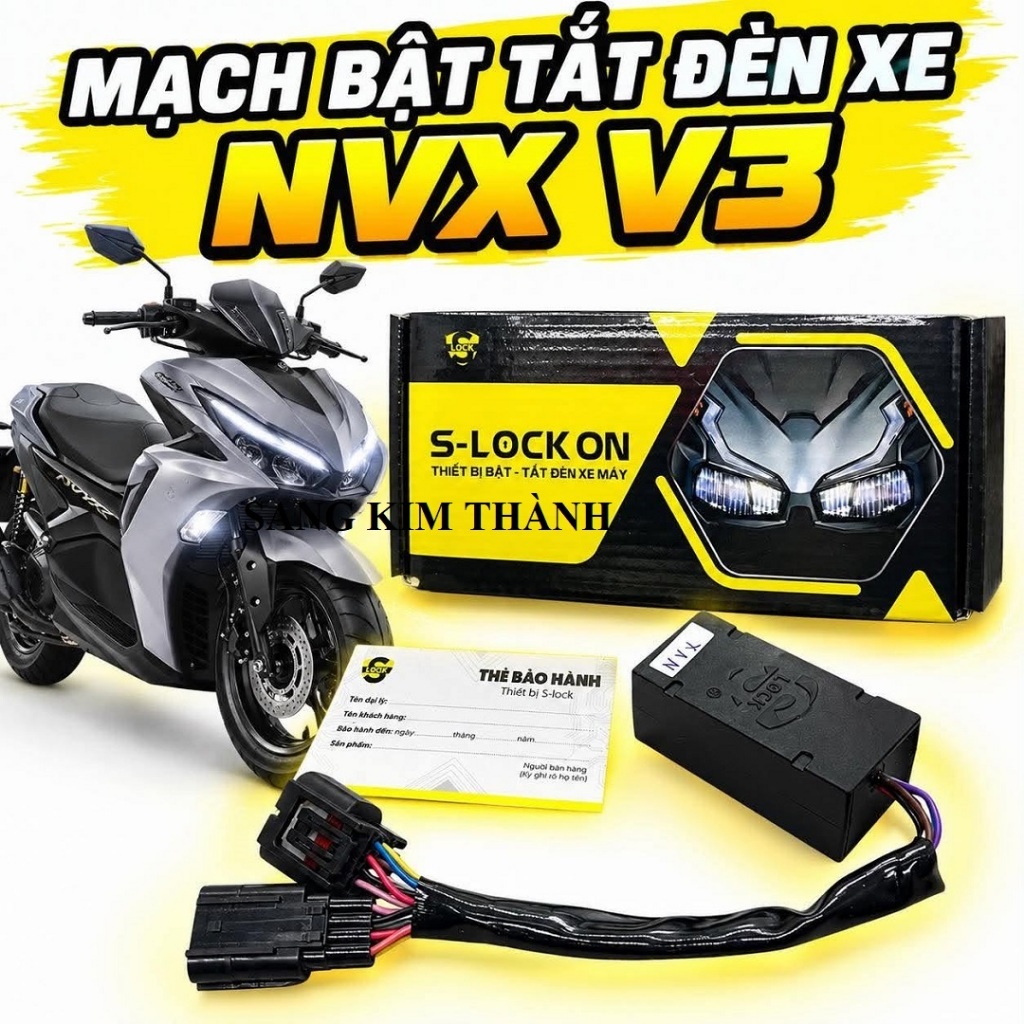 Mạch Tắt Mở Đèn xe NVX v3 Đời Mới