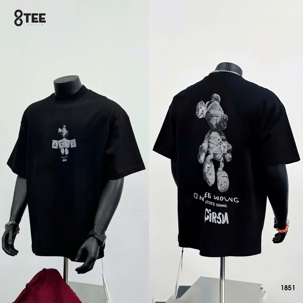 Áo Thun Áo Phông Oversize Form Rộng Unisex Cotton 250gsm Nam Nữ CIRSN 8Tee Studio THT1851