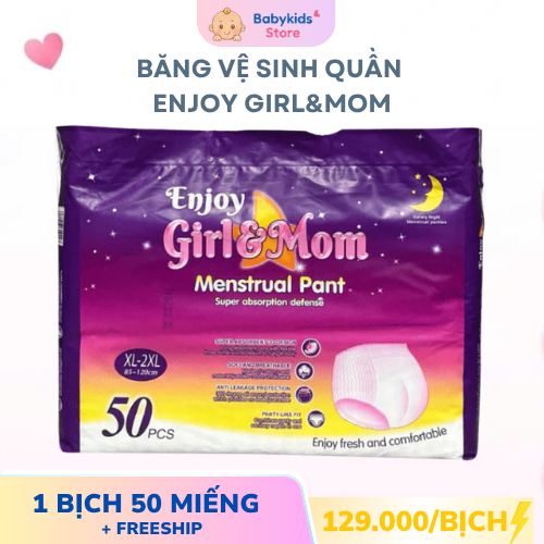 (40-90kg) Băng vệ sinh quần Enjoy Girl&Mom cao cấp dành cho phụ nữ
