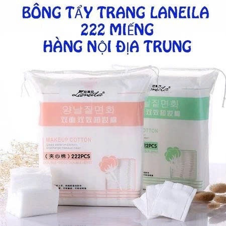 Bông tẩy trang Laneila 222 miếng P0171
