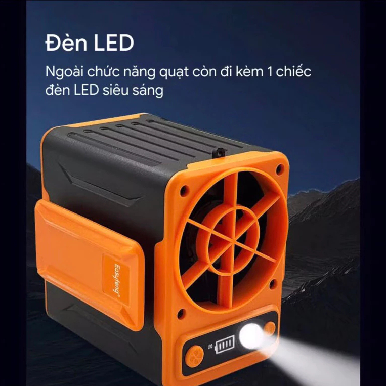 Quạt Đeo Thắt Lưng F17  F13 Pin 10000mAh Sử Dụng Liên Tục Đến 6 Giờ Quạt Làm Mát Cá Nhân
