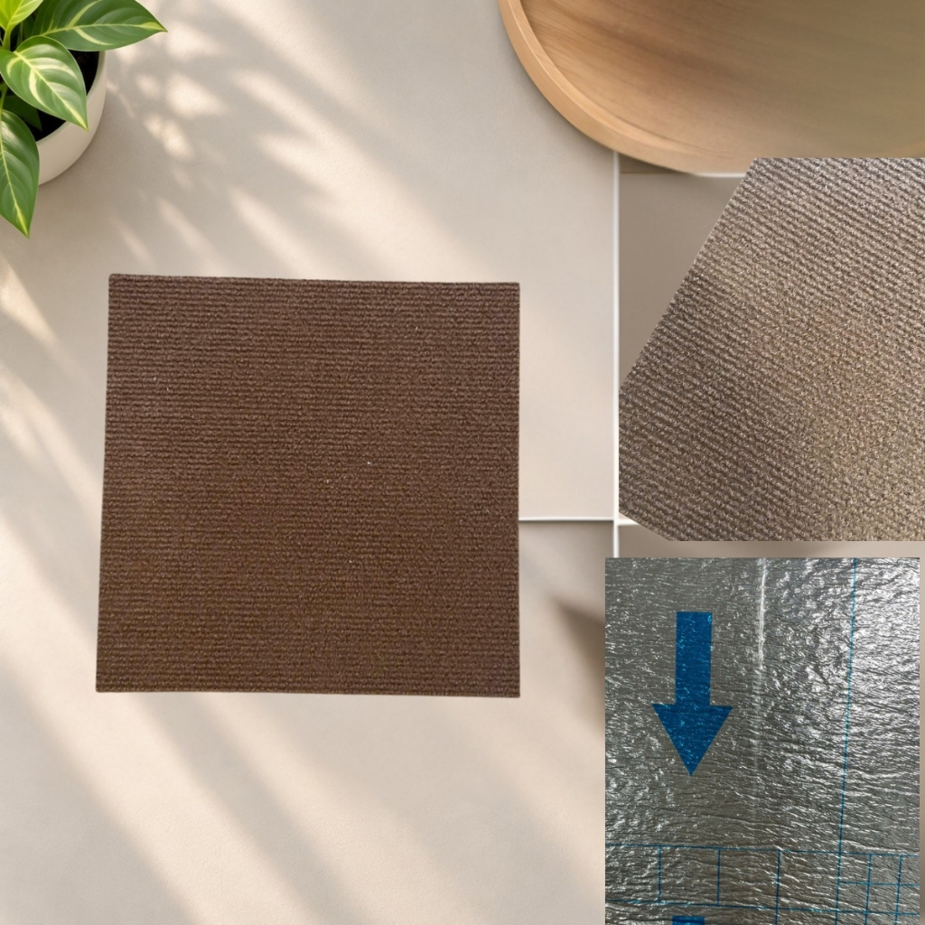 Thảm nỉ dán sàn tự dính 30x30cm dày 4–5mm - ảnh 15