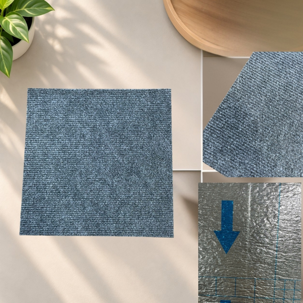 Thảm nỉ dán sàn tự dính 30x30cm dày 4–5mm - ảnh 12