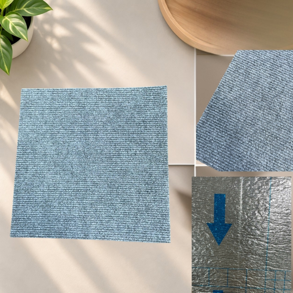 Thảm nỉ dán sàn tự dính 30x30cm dày 4–5mm - ảnh 14
