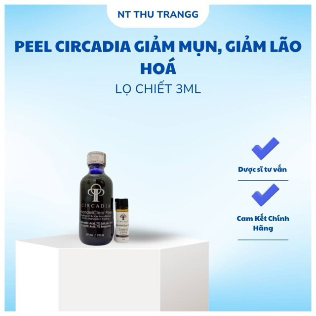 Công Ty - Lọ Chiết 3ml Peel Sinh Học Circadia MANDELICLEAR