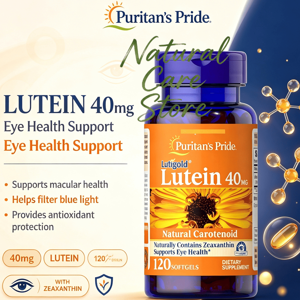 【Nhập khẩu từ Mỹ】Viên Uống Puritan's Pride Lutein 40mg 120 viên