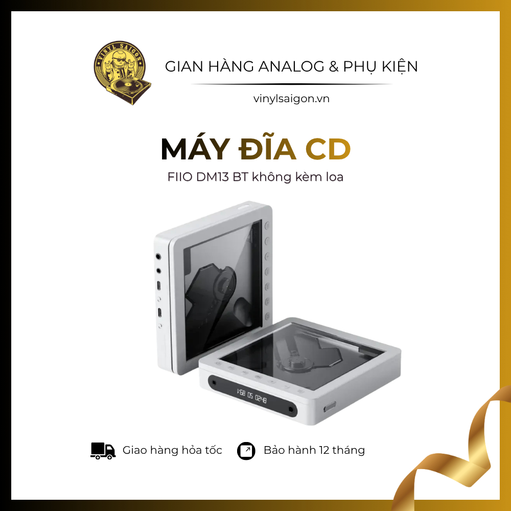 VINYLSAIGON | MÁY ĐĨA CD DI ĐỘNG FIIO DM13 BT