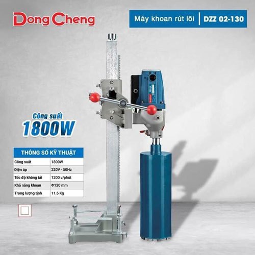 Máy Khoan Rút Lõi Bê tông Dongcheng DZZ02-130 chính hãng