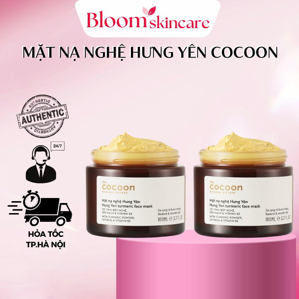 Mặt Nạ Dưỡng Sáng Da Tinh Nghệ Cocoon Turmeric Face Mask Cocoon Hưng Yên 30ml Chính Hãng