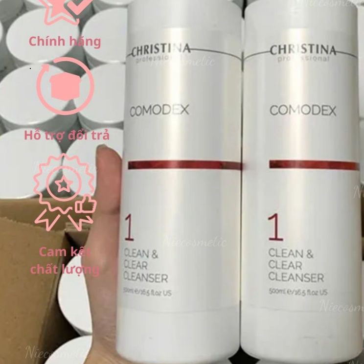 Sữa rửa mặt Comodex Clean & Clear Cleanser 500ml