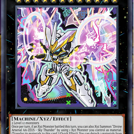 TGT Yugioh thẻ bài Yugioh chính hãng Divien Arsenal AA-ZEUS- Sky Thunder MAMO-EN035 secret rare