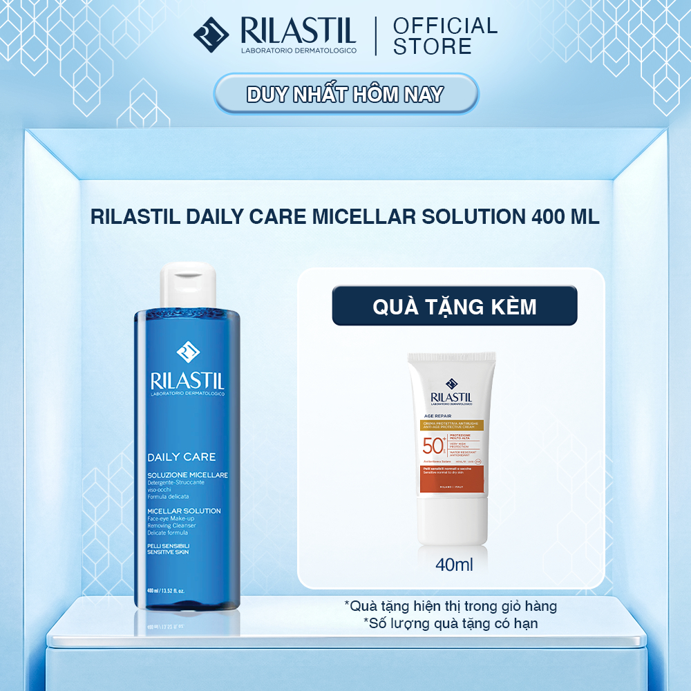 NƯỚC TẨY TRANG  - RILASTIL DAILY CARE MICELLAR SOLUTION 400ML, 100ML, 250ML