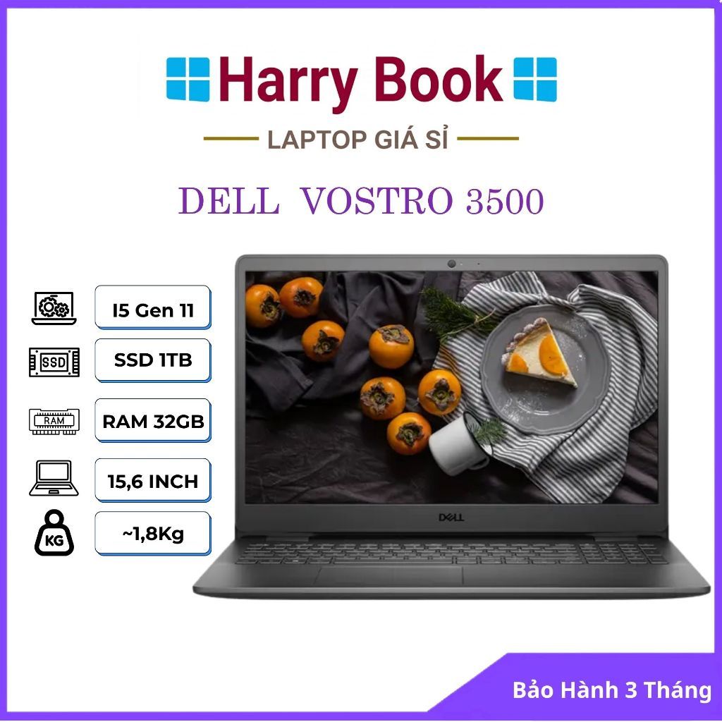 Laptop Dell Vostro 3500 Core i5 Gen 11 | RAM 8GB 16GB | SSD 256G 512G | Màn 15.6 FHD