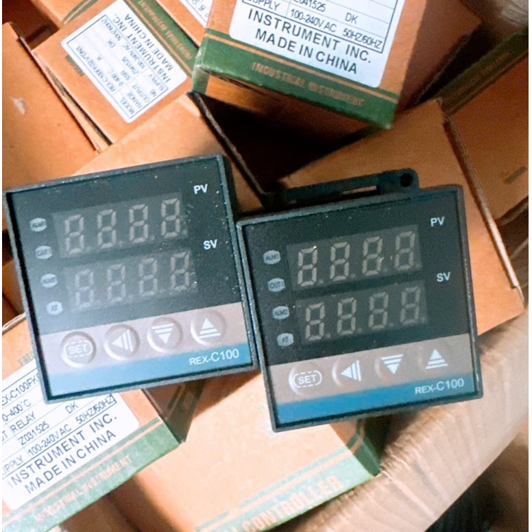 Bộ điều khiển nhiệt độ C100, Đồng hồ nhiệt độ Rex-C100 tối ưu điều khiển nhiệt