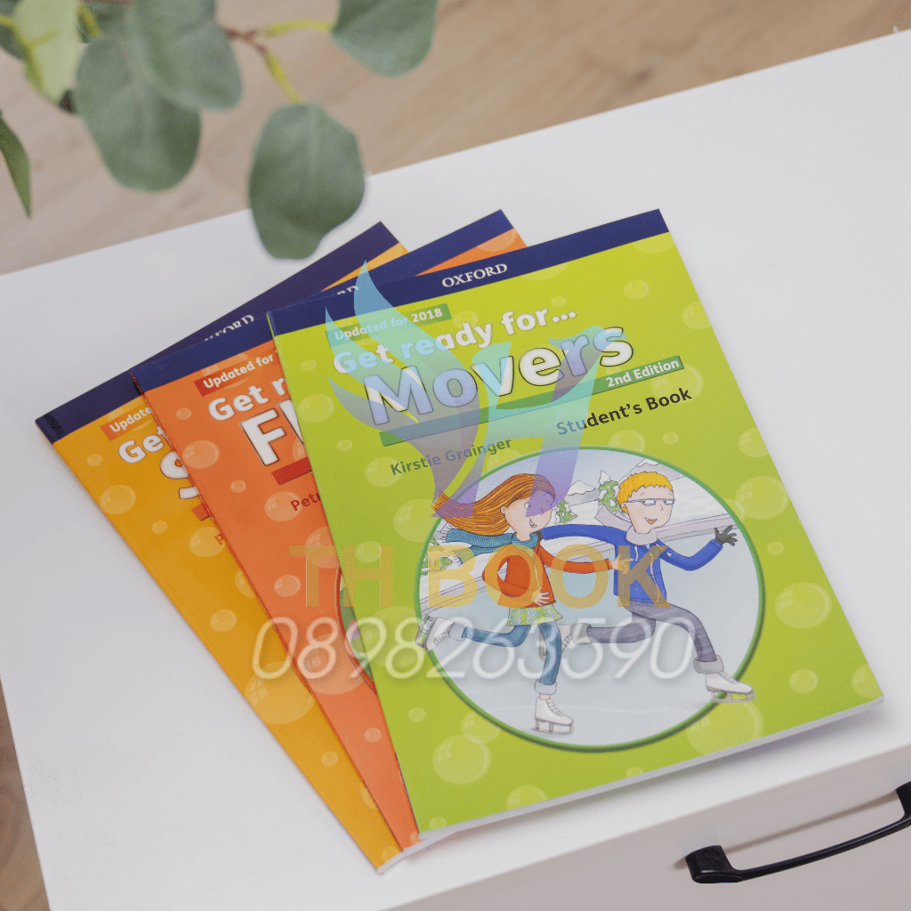 Sách - Get Ready For Starters, Movers, Flyers - Tặng File Nghe