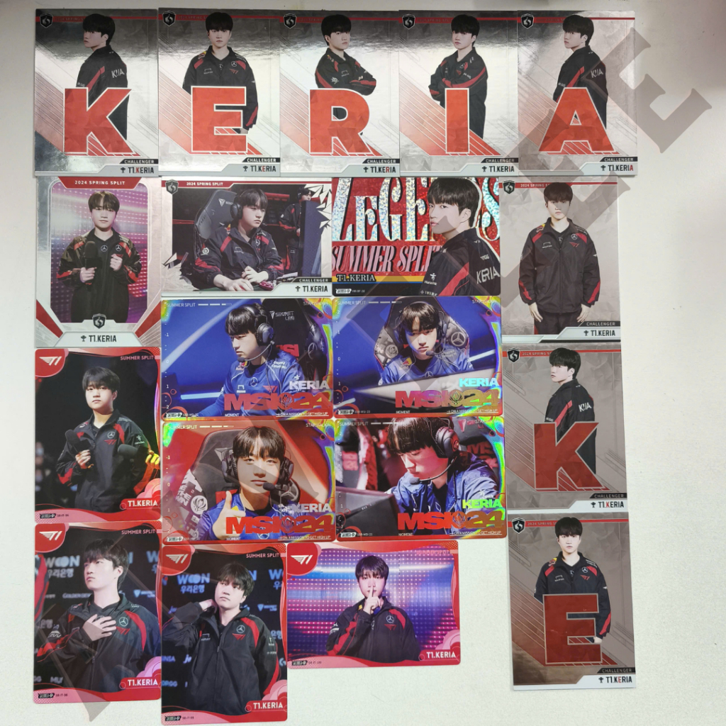 Card Bo góc Buffun T1 Keria official photocard bf off lck Support hỗ trợ Kẻ