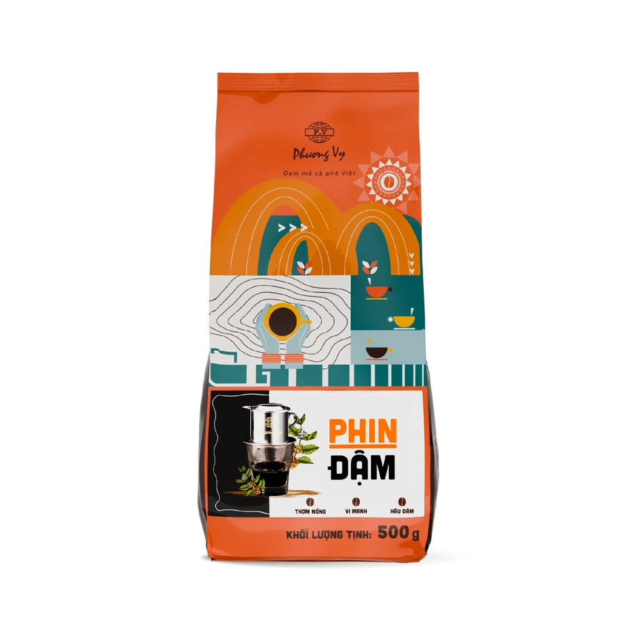 Cà phê phin đậm truyền thống Phương Vy 500g