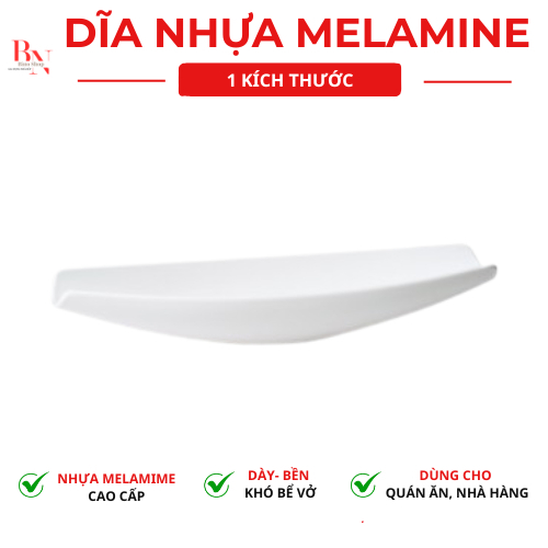 Dĩa Nhựa Thuyền Horeca Melamine Cao Cấp