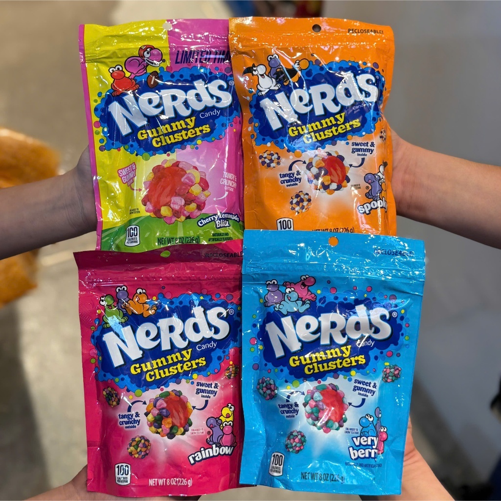 Kẹo Nerds Gummy Clusters 226G ~ 227G