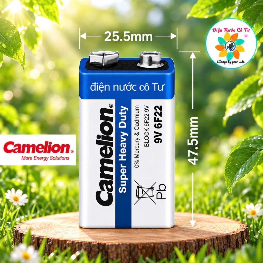 Pin 9V Camelion - Pin 6F22 Super Heavy Duty Camelion