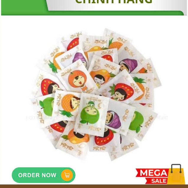 Đức Hạnh - Thùng 5kg - Kẹo thạch Zai Zai ( Thùng Màu Xanh Thanh Ngắn)