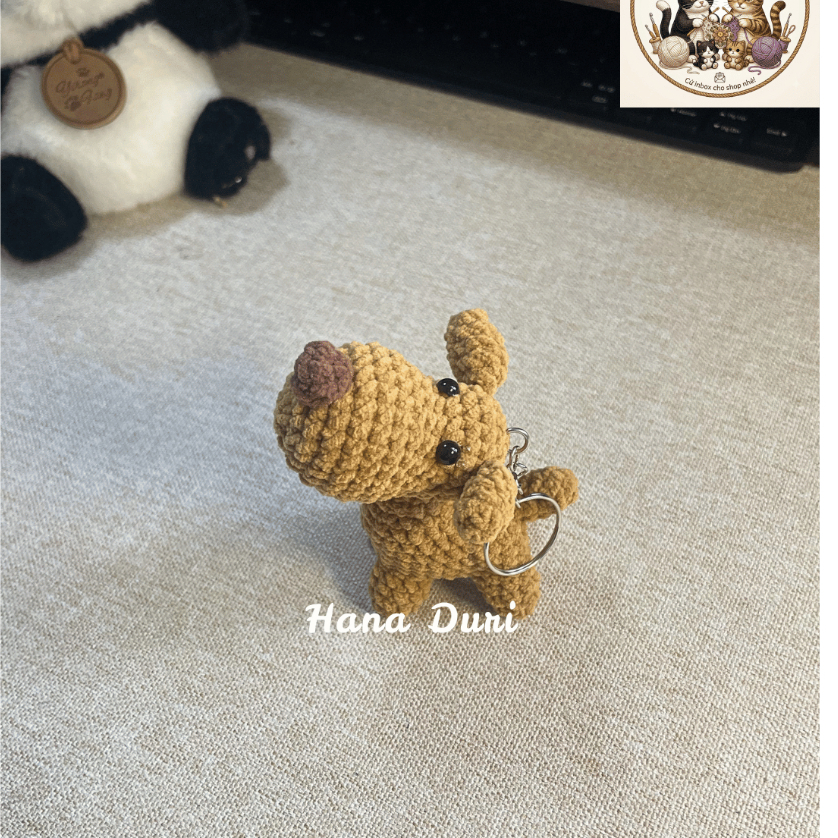 Móc khoá chó mini - Hana Duri - Handmade - Puppy
