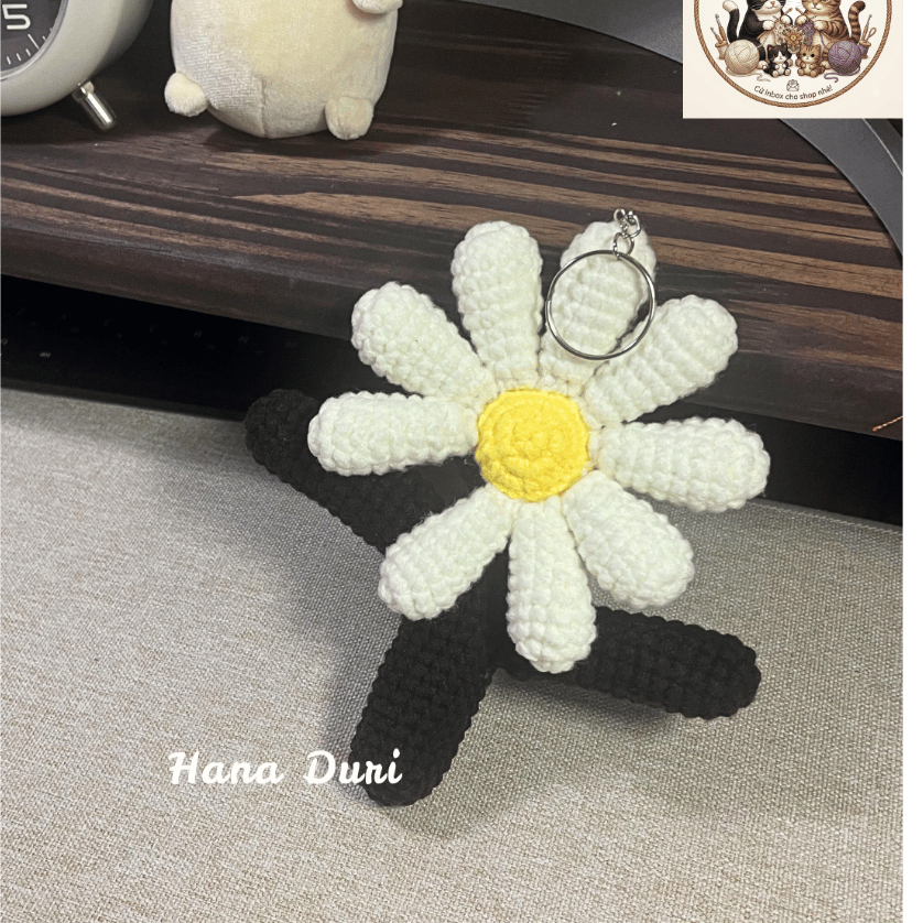 Móc khoá lightstick G-Dragon len - Hana Duri - Handmade
