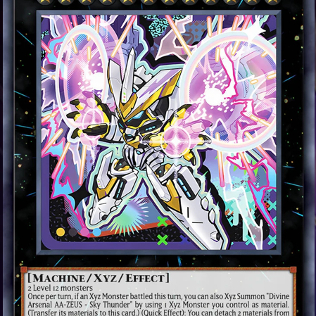 TGT Yugioh thẻ bài Yugioh chính hãng Divine Arsenal AA-ZEUS - Sky Thunder MAMO-EN035 ultra rare