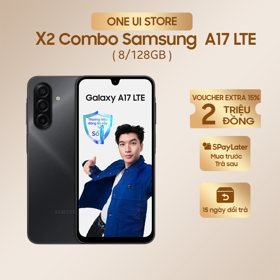 (KIK T8) Conbo X2 - Điện thoại Samsung Galaxy A17 4G  (8/128GB)  - Chính Hãng 100% - ONE UI STORE