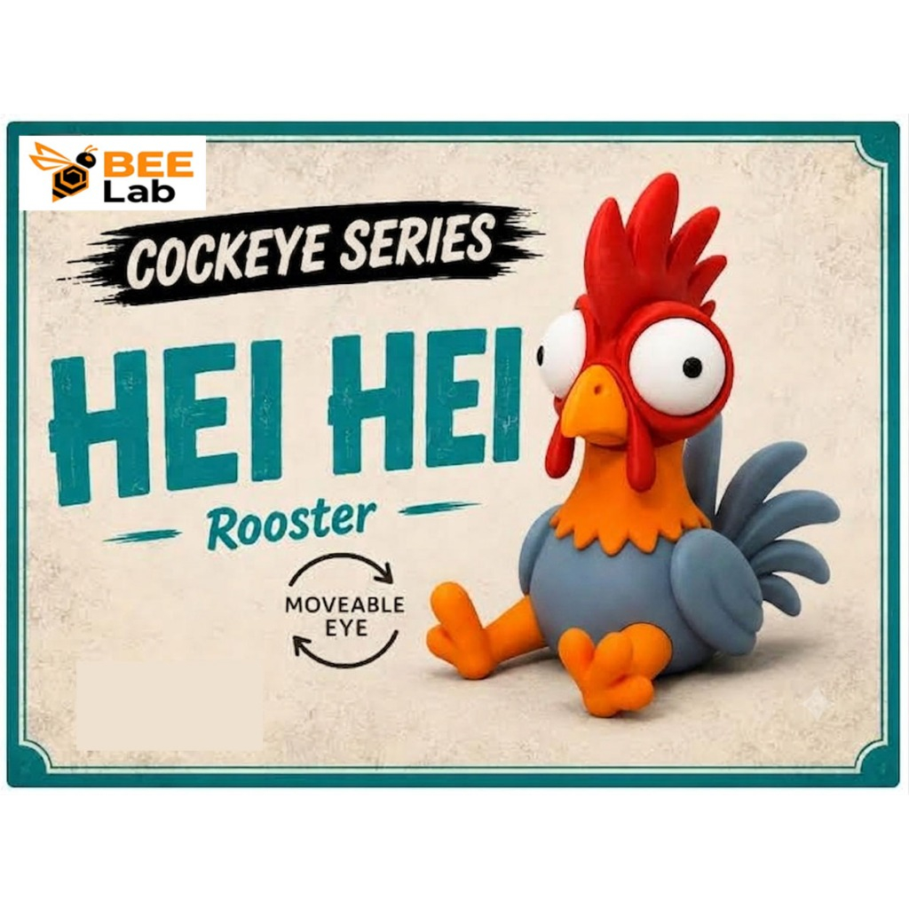Mô hình decor Mắt Lác Cute - Sưu tầm mô hình decor bàn học, mô hình decor bàn làm việc, Movable eye
