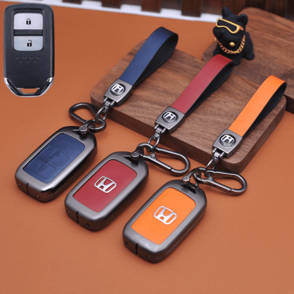 ốp chìa khóa honda crv,ốp khóa xe honda crv,ốp chìa khóa kim loại Honda Jazz,Honda HRV chìa 2 nút bấ